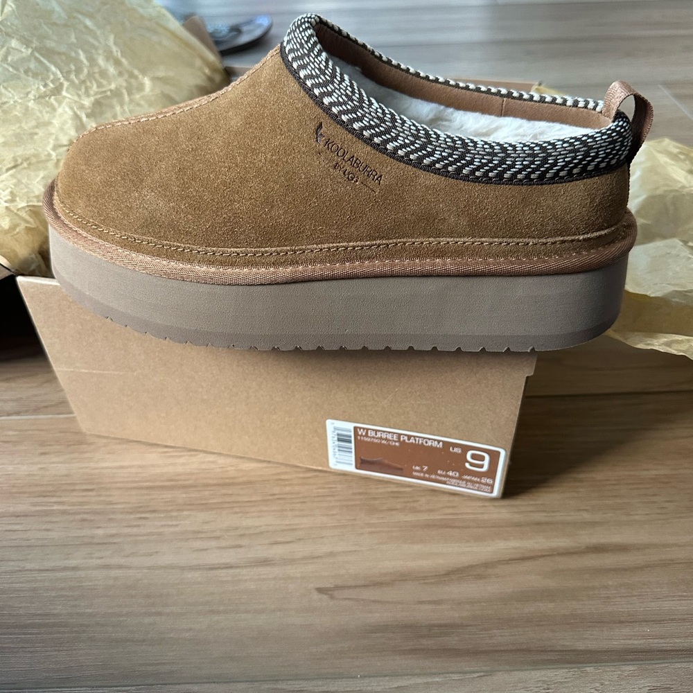 NWT Koolaburra By UGG Burree Platform Slipper - Women's Size 9